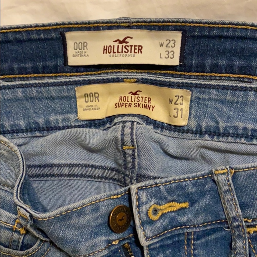 2 Pairs Hollister Jeans - Picture 4 of 4
